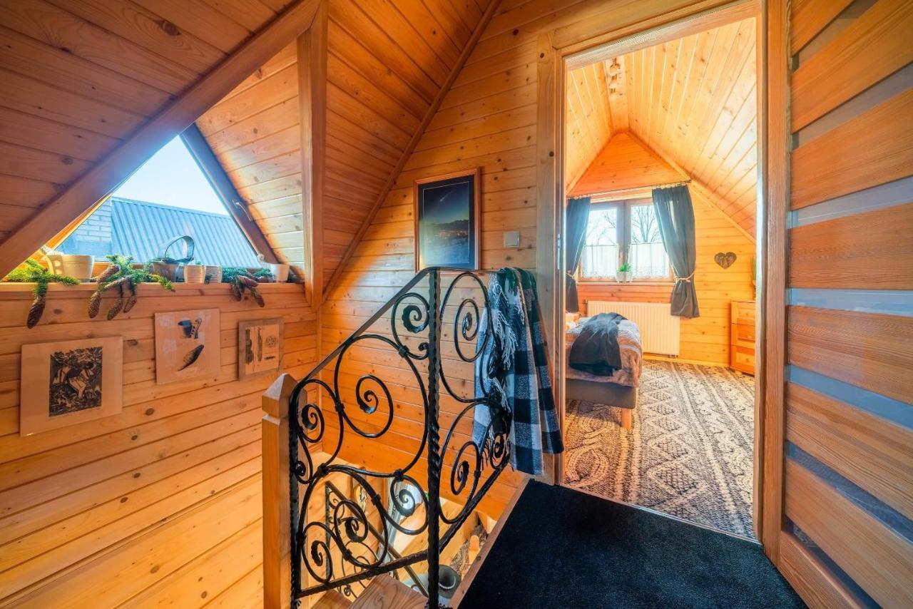 Domki Widokowe Wooden Luxury Chalet & Jacuzzi Zab Ngoại thất bức ảnh