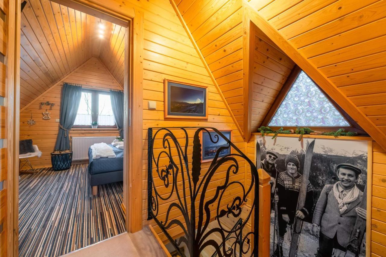 Domki Widokowe Wooden Luxury Chalet & Jacuzzi Zab Ngoại thất bức ảnh