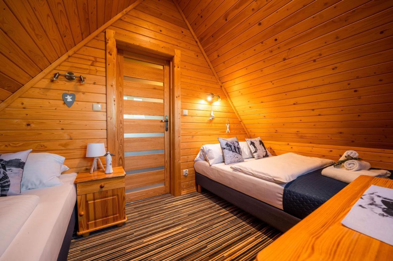 Domki Widokowe Wooden Luxury Chalet & Jacuzzi Zab Ngoại thất bức ảnh